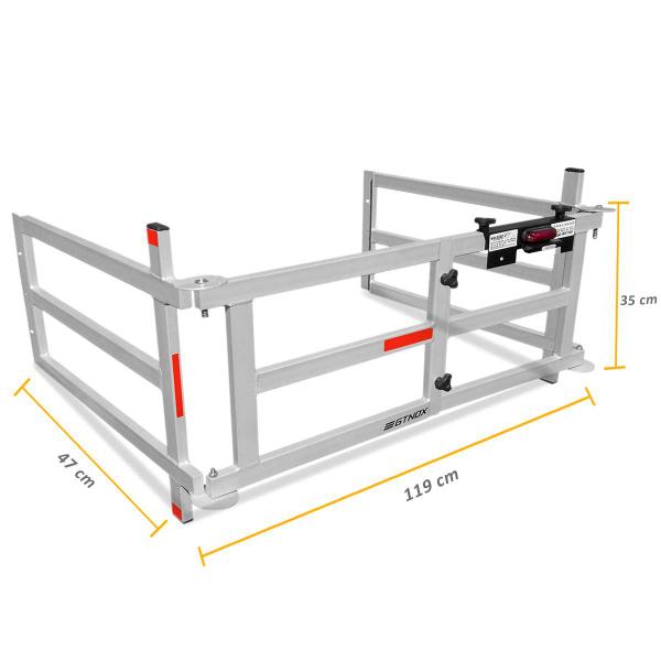 Imagem de Extensor Caçamba S10 2001 a 2011 Dobravel EDD Prata