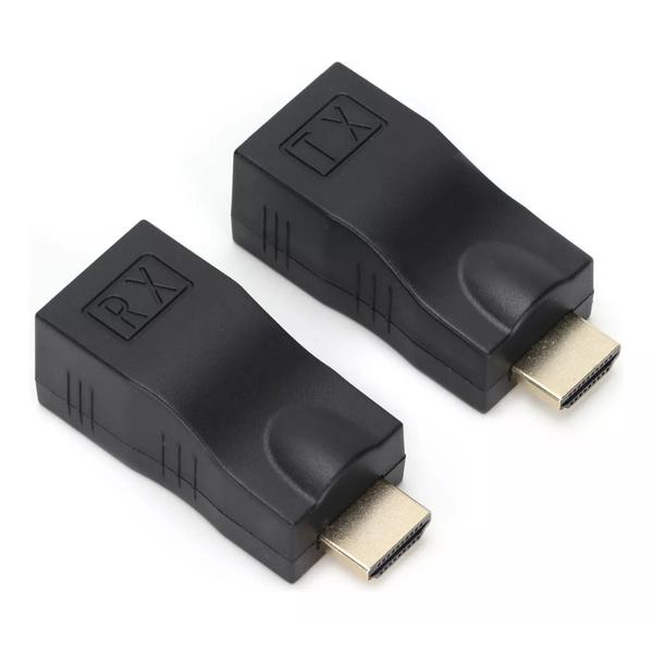 Imagem de Extensor Conversor Hdmi Via 1 Cabo Rede Rj45 4k 30m