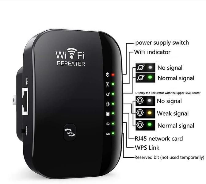 Imagem de Extensor de alcance Wi-Fi Wokex Chronus 300 Mbps 2,4 GHz AP/Repeate