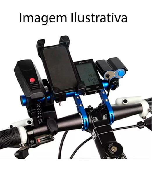 Imagem de Extensor de Guidão de Bicicleta 30 cm Prolongador + Chave