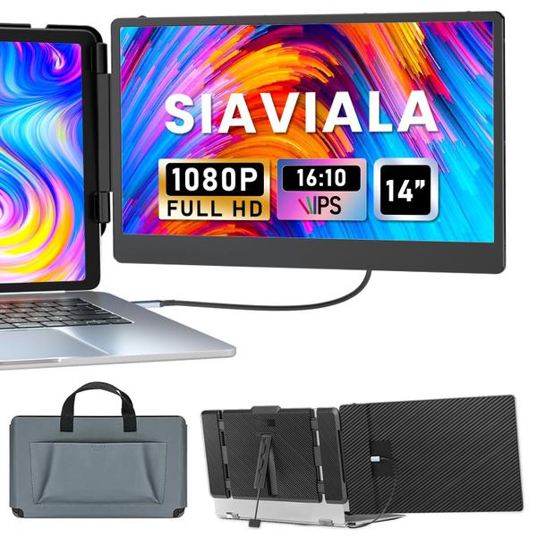 Imagem de Extensor de tela de laptop compatível com 1080P FHD IPS de 14 polegadas