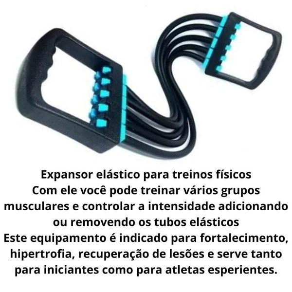 Imagem de Extensor Elástico Expander Multifuncional Treinos Físicos