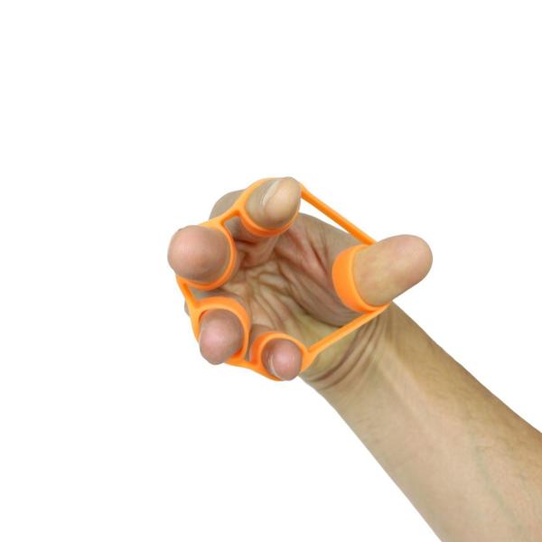 Imagem de Extensor Elástico Fortalecedor De Dedos 3 Níveis Exercícios