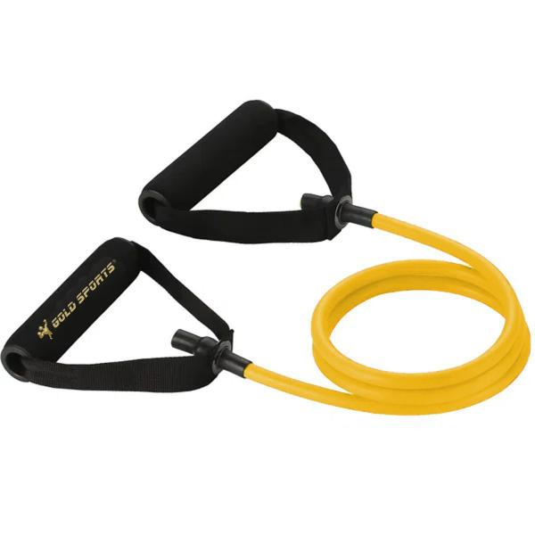 Imagem de Extensor Elástico Gold Sports Pro Tensão 9kgTamanho:ÚnicoCor:AmareloGênero:Masculino