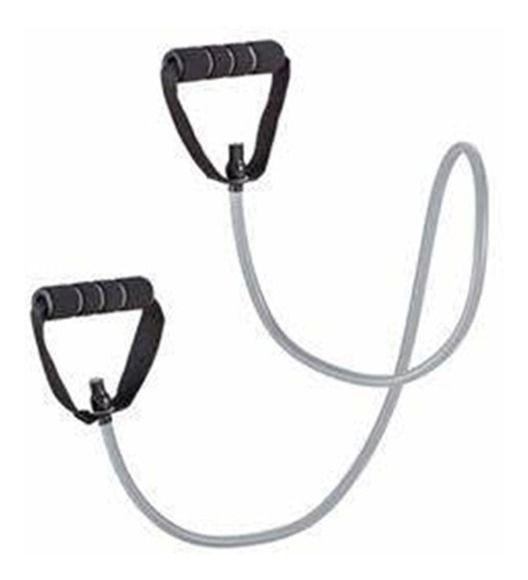 Extensor Elástico Toning Tube Alça Cinza E Preto Atrio Es223 - Geral Imagem de Extensor Elástico Toning Tube Alça Cinza E Preto Atrio Es223