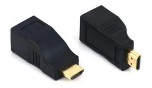 Imagem de Extensor Hdmi 30 Metros Via 1 Cabo De Rede Rj45 Cat5e/6 4k