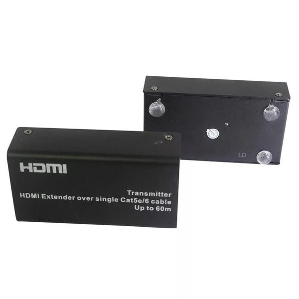 Imagem de Extensor Hdmi 60 Metros X Rj45 Cat5/ Cat6 3D 1080P Bivolt