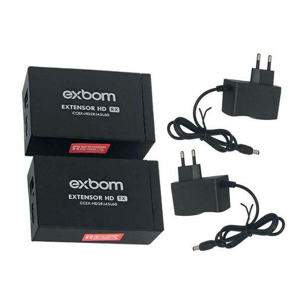 Imagem de Extensor HDMI Full HD 1080p 60m Exbom Modelo CCEX-HD2RJ45L60