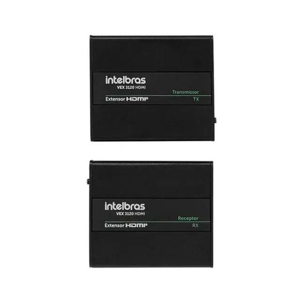 Extensor HDMI Intelbras VEX 3120 HDMI FullHD TX e RX Imagem de Extensor HDMI Intelbras VEX 3120 HDMI FullHD TX e RX
