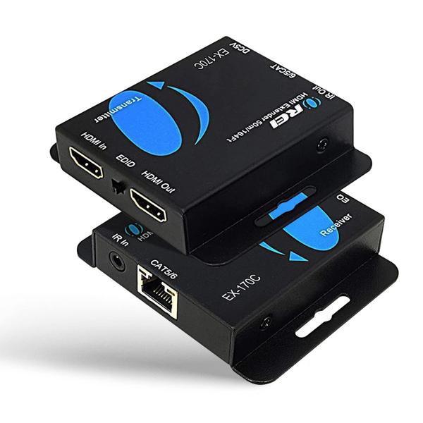 Extensor HDMI OREI 4K sobre Ethernet CAT5/CAT6/CAT7 50m Imagem de Extensor HDMI OREI 4K sobre Ethernet CAT5/CAT6/CAT7 50m