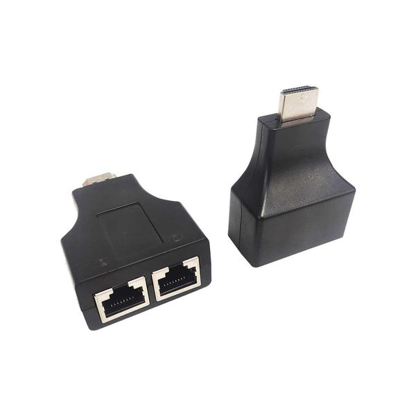 Imagem de Extensor Hdmi Passivo 3d 30 Metros Via Cabo De Rede Utp Rj45 Cat5e/6 - Xtrad