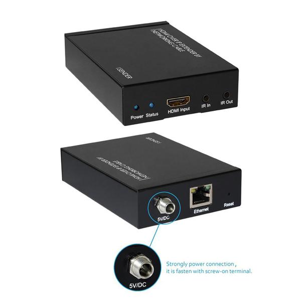 Imagem de Extensor HDMI, receptor e transmissor XtremPro 61023, preto