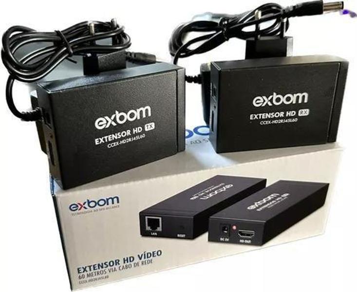 Imagem de Extensor hdmi via rj45 até 60 metros exbom ccex-hd2ej45l60