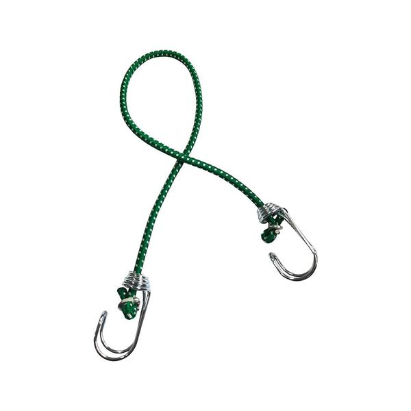 Imagem de Extensor ou Corda Elastica 50cm Verde/Branco - 100UN