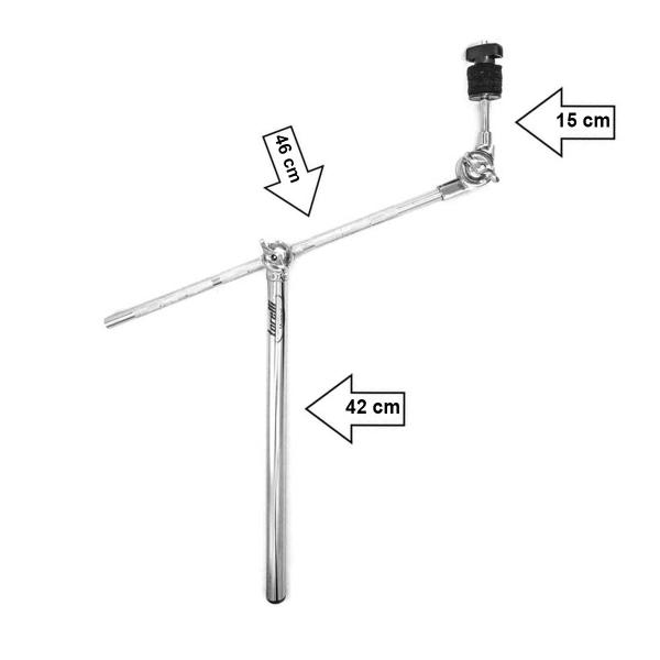 Extensor para prato de bateria torelli ta161 par - Torelli Musical Imagem de Extensor para prato de bateria torelli ta161 par