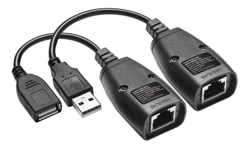 Imagem de Extensor Usb Vídeo E Áudio Vex 1050 Usb 50m Intelbras