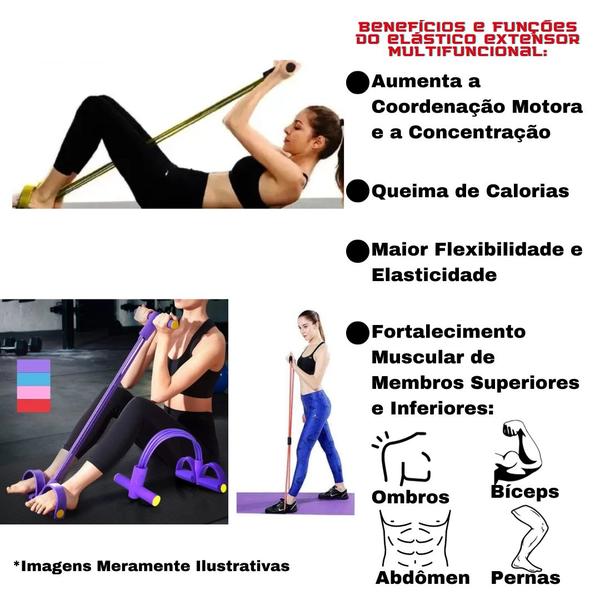 Imagem de Extensor Vertical Elástico Musculação Tubefit Mbfit