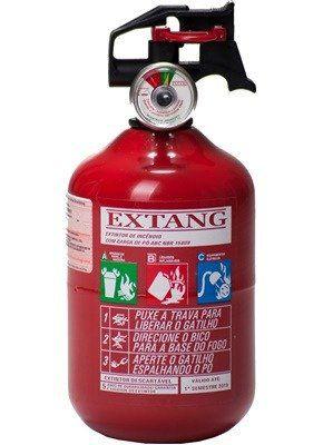 Imagem de Extintor de Incendio Carro Extang ABC 1kg P1 4'' (Fiat) bolinha - Validade 5 anos