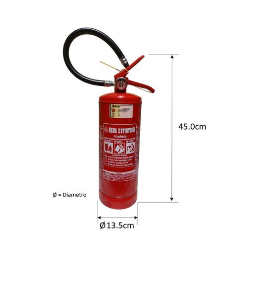 Imagem de Extintor Incêndio 4kg Abc + Suporte Parede