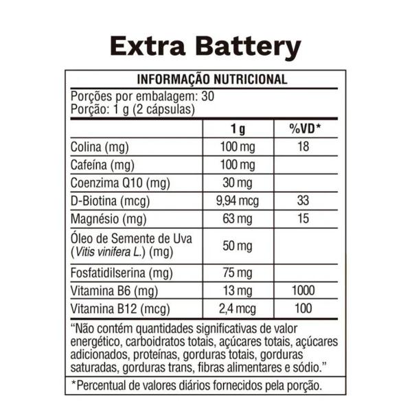 Imagem de Extra Battery 500mg 60 Capsulas Ocean Drop