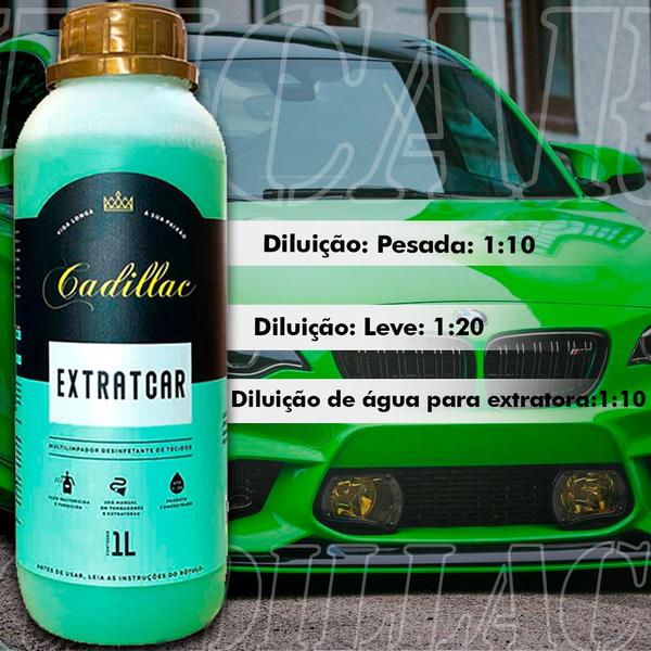 Extratcar Cadillac 1l Limpador Sanitizantes de Veiculos Imagem de Extratcar Cadillac 1l Limpador Sanitizantes de Veiculos