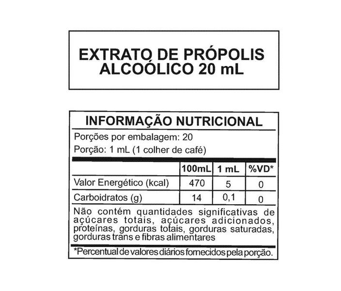 Imagem de Extrato de Própolis 20ml Arte Nativa