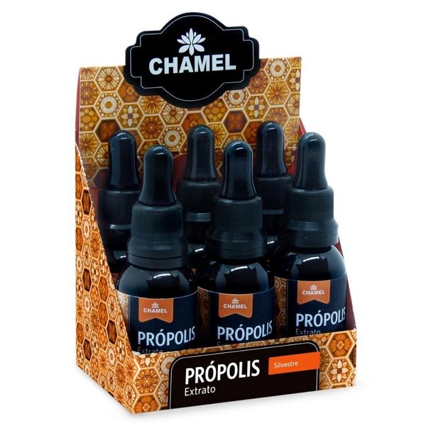 Imagem de Extrato de Própolis 30ml   30% de Concentração  Chamel    6 Frascos