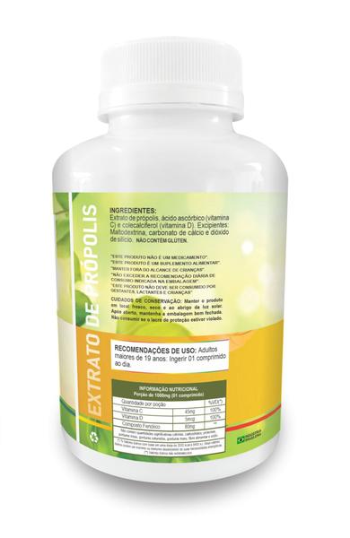 Imagem de Extrato de própolis com vitamina c d 60 comprimidos 1000mg tree