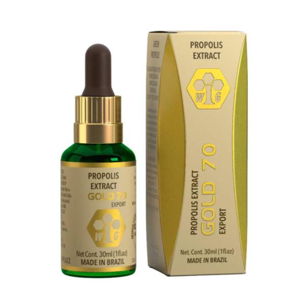 Extrato de Própolis Gold 70 Wax Green 30ml Imagem de Extrato de Própolis Gold 70 Wax Green 30ml