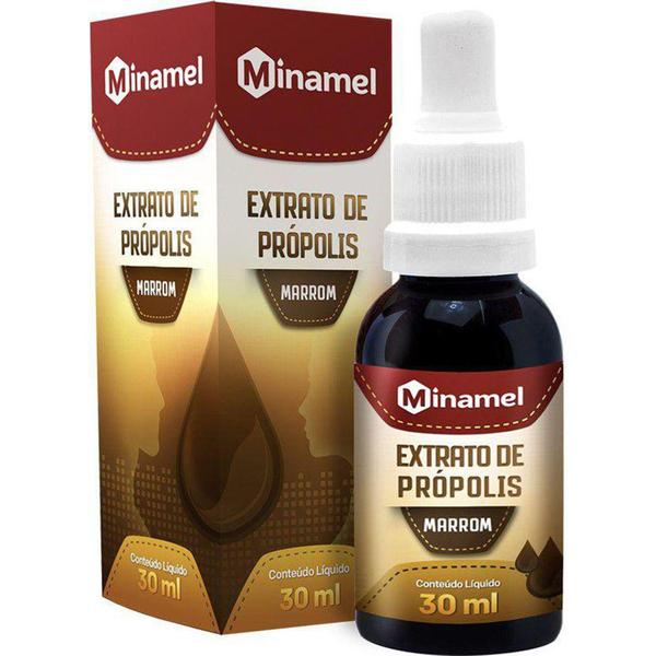 Imagem de Extrato de Propolis Minamel Marrom 30ml