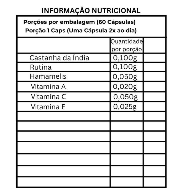 Imagem de Extrato Natural Concentrado Composto 60 Cápsulas