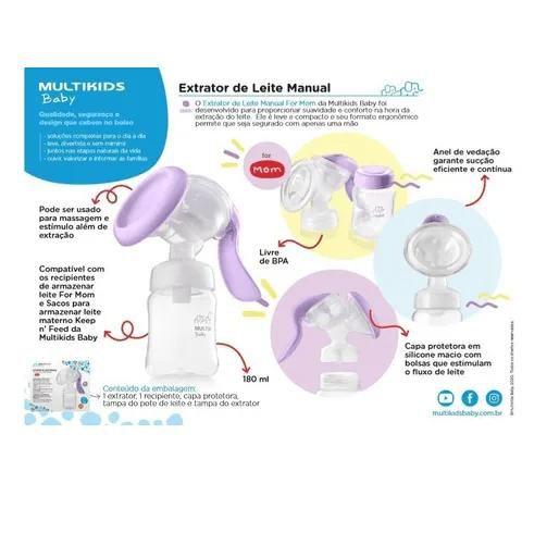 Imagem de Extrator Bomba Tira Leite Manual For Mom Multikids
