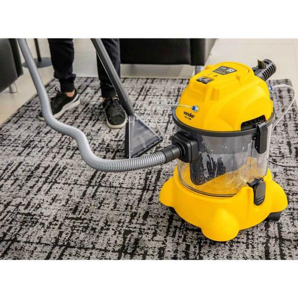 Imagem de Extratora para Limpeza Aspirador Tambor Vonder 220V 10L Amarelo e Preto ELV1300