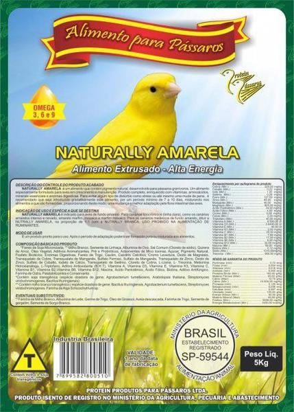 Extrusada Protein Passaros - Naturally Amarela - 5Kgs Imagem de Extrusada Protein Passaros - Naturally Amarela - 5Kgs
