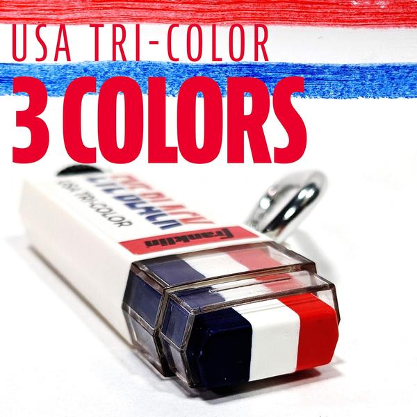 Imagem de Eye Black Franklin Sports para Beisebol e Softbol - Vermelho, Branco e Azul