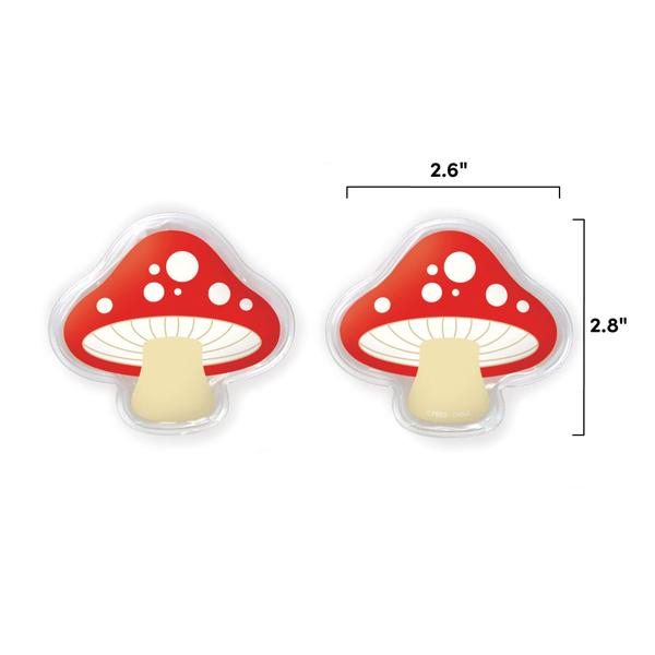 Imagem de Eye Pads Genuine Fred Chill Out Mushrooms, pacote com 2