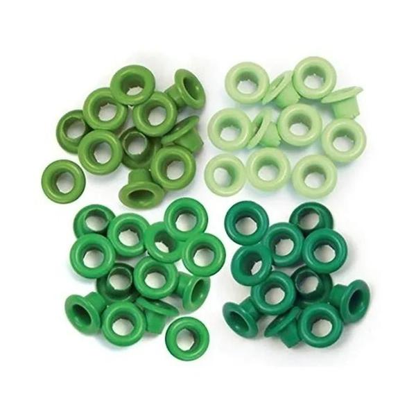 Eyelets Standard Wer Memory Keepers-contém 60 Ilhoses Green - WE R MEMORY Imagem de Eyelets Standard Wer Memory Keepers-contém 60 Ilhoses Green