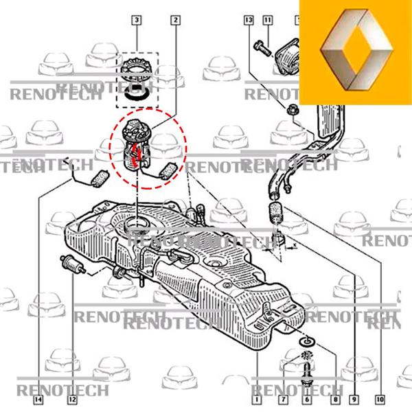 Imagem de F000te0103 - bomba de combustível - refil para motores a gasolina