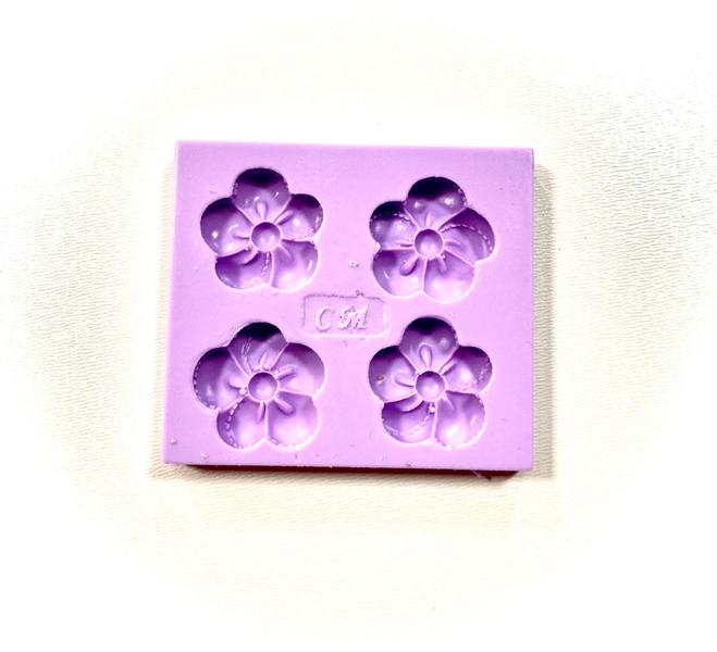 Imagem de F1340 molde de silicone flores confeitaria biscuit