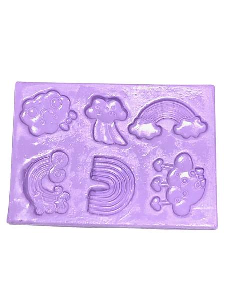 Imagem de F1597 molde de silicone chuva de amor e bençãos confeitaria biscuit