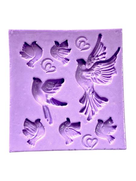 Imagem de F1697 molde de silicone pomba confeitaria biscuit