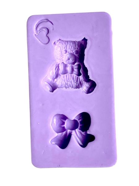 Imagem de F1733 molde de silicone ursinho confeitaria biscuit