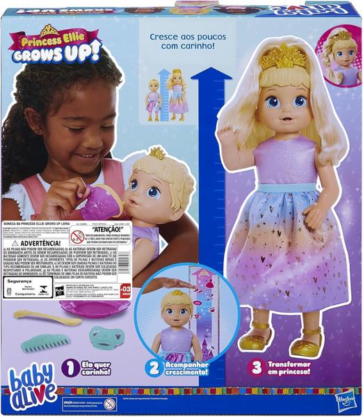 Imagem de F5236 Boneca Baby Alive Princess Ellie Grows Up Loira Hasbro