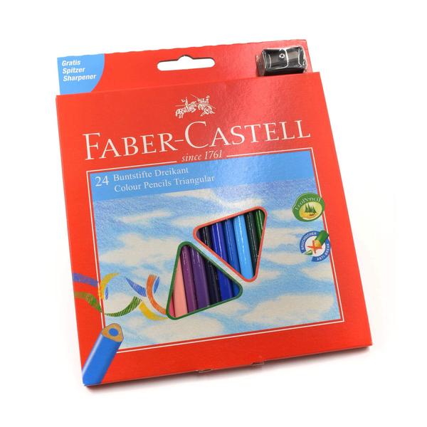 Imagem de Faber-Castell 120524 Lápis de Madeira Cor Clássicos, Carteira de 