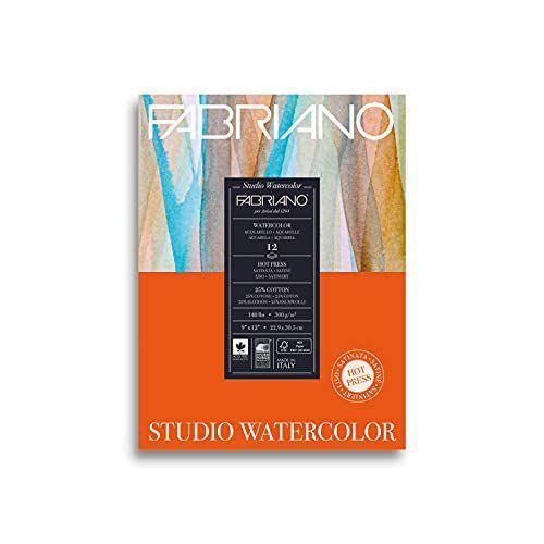 Imagem de Fabriano Studio Aquarela Caderno 9 x 12 HP 300 GSM 140 LB