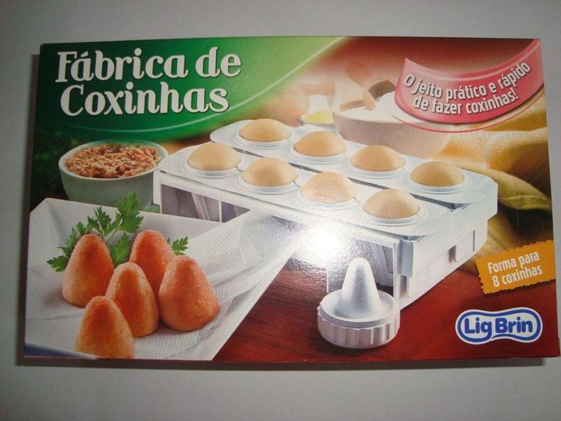 Imagem de Fabrica de coxinhas salgado forma modeladora 8 cavidades - Lig brin