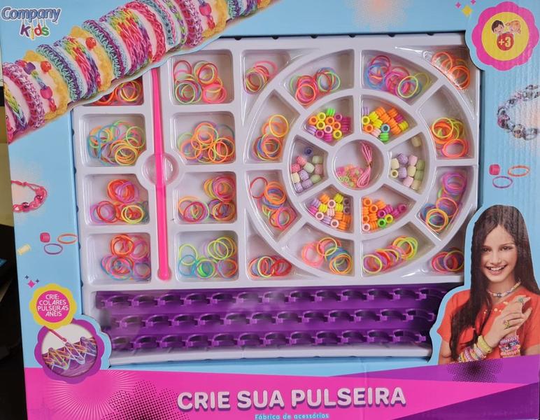 Imagem de Fábrica De Pulseiras Elástico Brinquedos Loom Bands