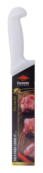 Imagem de Faca Açougueiro Para Carne Em Aço Inox 8" 3mm Premium Corneta 7555508