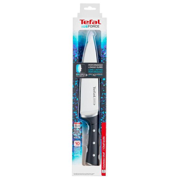 Imagem de Faca Chef Aço Inox Tefal 20cm Ice Force