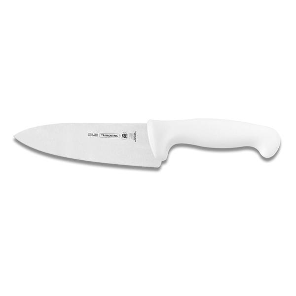 Imagem de Faca Chef Inox com Cabo Branco 6" Master - Tramontina